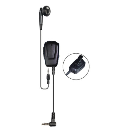 E25Y1-L Air Tube Earpiece Headset PTT with Vertex/Yaesu 3.5mm Suitable for VX–400, VX–410,VX420