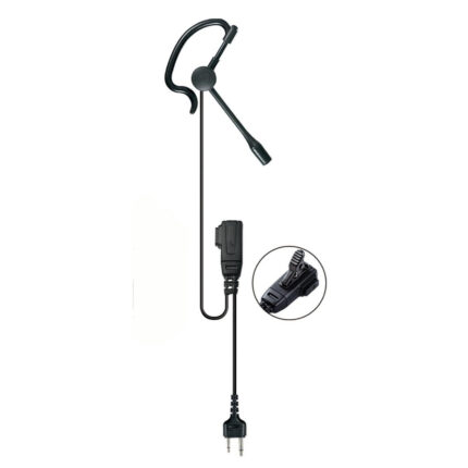 E51F-S Air Tube Earpiece Headset PTT ICOM/YAESU plug for F3 F4 F4TR F10 IC4008 H2 H6 U12 U16